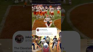 Cleveland Browns do Kai Cenat’s “Noodle Game” as TD Celebration😂 shorts clevelandbrowns kaicenat [upl. by Llovera]