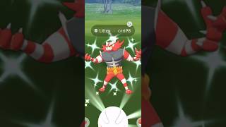 World First Ever ✨Shiny Incineroar From CD pokemongo [upl. by Ahseiym910]