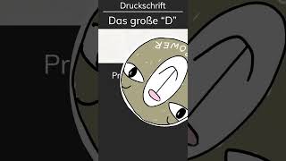 🦙Druckbuchstabe D  die Druckschrift von Anfang an richtig schreiben lernen [upl. by Leahcam48]