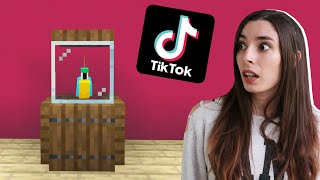 PROBAMOS LOS TIKTOK MÁS VIRALES DE MINECRAFT 8 [upl. by Child181]