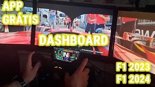 App Dashboard gratuito para Formula 1 2023 e F1 2024  Como baixar e configurar [upl. by Legim356]