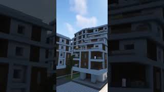 Modern apartment complex minecraftbuilding minecraft [upl. by Enneillij]