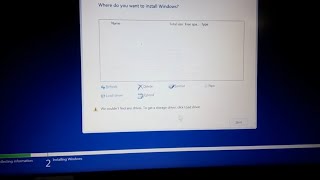 we couldnt find any drives to get a storage driver [upl. by Phylis]