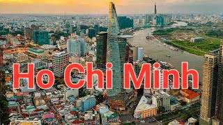 Ho Chi Minh City Vietnam 4K Drone Footage [upl. by Ayojal]