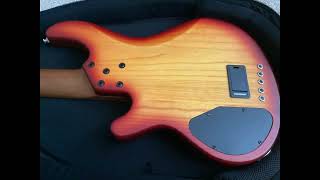 Lakland Skyline 5502 Deluxe Honey Burst Satin  photos [upl. by Aniri]