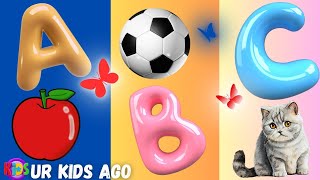 ABCD CARTOON SONG LESSON 16 ABC NURSERY RHYMES POEM URKIDSAGO [upl. by Limaj]