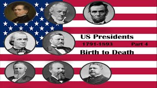 US Presidents  Birth to Death pt4 17911893 [upl. by Stover100]