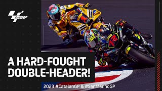 Wounded warriors 💪  2023 CatalanGP amp SanMarinoGP REWIND [upl. by Akiwak]