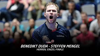 Benedikt Duda  Steffen Mengel  Finale HerrenEinzel  TTFinals 2024 Erfurt  Highlights [upl. by Frissell]