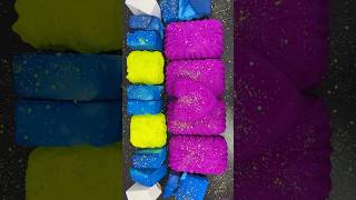 Purple Yellow and Blue oddlysatisfying gymchalk shortscreate satisfying satisfying [upl. by Nebur]