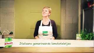 Italiaans gemarineerde lamskoteletjes  Knorr [upl. by Aneeled]