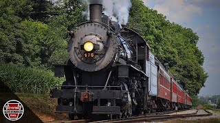 Norfolk amp Western 475 Late Summer Steam with the Mastodon 4K [upl. by Sremmus]