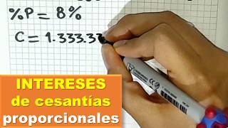 Como calcular Intereses de Cesantías PROPORCIONALES [upl. by Nunes27]