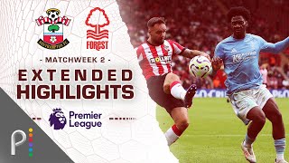 Southampton v Nottingham Forest  PREMIER LEAGUE HIGHLIGHTS  8242024  NBC Sports [upl. by Eissirhc422]