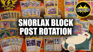 Snorlax Block Deck Post Rotation  Temporal Forces Decklist Pokemon TCG [upl. by Leval]