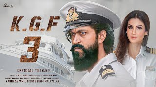 KGF Chapter 3 Promo  Yash  Prabhas  Raveena Tandon  Prasanth Neel  Ravi Basrur  Kgf 3 [upl. by Bonita]