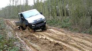 Iveco Daily 4x4 in the mud [upl. by Blackstock]