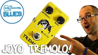 Joyo Tremolo Pedal Demo [upl. by Aissatsana]