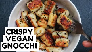 How to Make VEGAN GNOCCHI FROM SCRATCH with 3 INGREDIENTS [upl. by Ellery340]