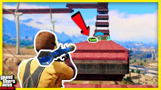 GTA 5 Stunt Races with WEAPONS [upl. by Yro]