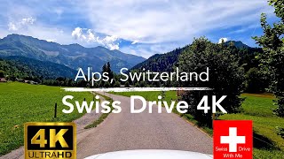 Switzerland relaxing driving in 4k mount Pilatus a relaxing ride and music on Swiss alps roads [upl. by Nahtanha492]