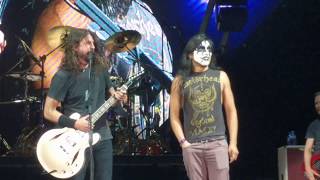 Kiss Guy YAYO Sanchez plays Monkeywrench w Foo Fighters Austin TX 41818 [upl. by Nnyw759]