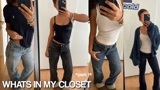 WHATS IN MY CLOSET  fav clothes atm [upl. by Atirrehs]