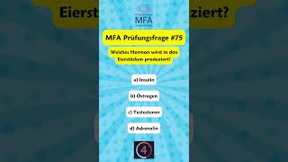 📚 MFA Prüfungsvorbereitung  Prüfungsfrage 75 [upl. by Cleary]