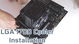 LGA 1700 CPU Cooler Installation Guide  Noctua [upl. by Alli]