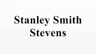 Stanley Smith Stevens [upl. by Rodie]