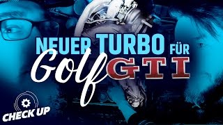 TURBOTAUSCH bei MARIANS GOLF GTI WIE SCHNELL kann man einen Turbo wechseln CHECK UP  MOVE IT [upl. by Isdnil990]