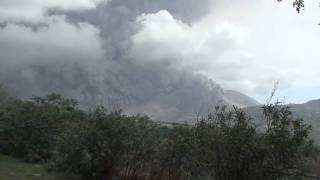 Volcano Montserrat A partial dome collapse11 Feb 2010 [upl. by Maisey]