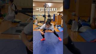 Yui Susaki training for wrestling world’s championship 💪🤼‍♂️ WrestlingTraining UWW [upl. by Inail742]