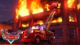 Mate Rescata al Rayo McQueen  Pixar Cars Toons  Disparates de Mate LATINO [upl. by Ellehcer67]