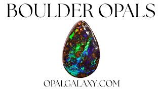 Teardrop Gem Boulder Opal 272 ct [upl. by Esinad]