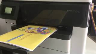 HP OFFICE JET PRO 7740  Unboxing amp Com Bulk HP 7740 프린트기 무한 공급기 설치 [upl. by Wescott]