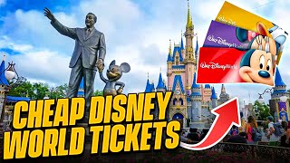 5 Ways to Get the CHEAPEST Disney World Tickets from LEGIT Places in 2024 [upl. by Eleira576]