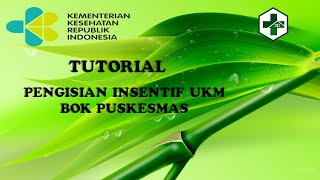 TUTORIAL PENGISIAN INSENTIF UKM BOK PUSKESMAS TAHUN 2022 [upl. by Ennaegroeg55]