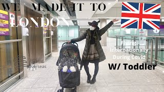 We Made it to London  Moving to the UK  PCSing Overseas Vlog  Angelles Life [upl. by Rosati890]