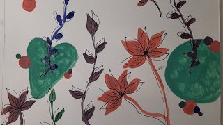 Easy Wall Mural Painting Tutorial for beginners [upl. by Abigale]