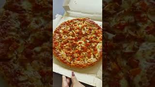 Dominos Chicken Dominator Pizza Review  Cheesy Pizza  Non Veg Overloaded Pizza [upl. by Ogir]