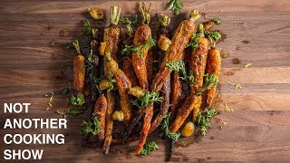 how to make CARAMELIZED OVEN ROASTED CARROTS [upl. by Boutis]