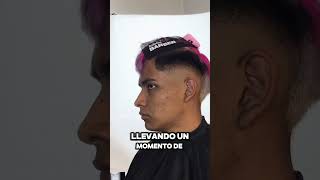 Aprende a integrar un Burst Fade usando tijeras de degrafilar HairTutorial BurstFade Barbería [upl. by Ardnuaet]