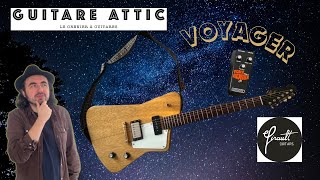 GIRAULT Voyager  Une guitare Made in France plus cool que les Gibson en Korina [upl. by Ahsenek103]