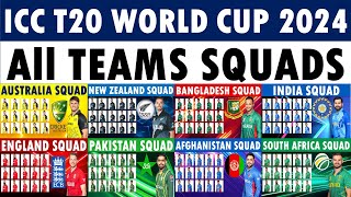 World Cup 2024 All teams Squads  All teams squads for World Cup 2024 [upl. by Dicks]