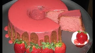 How to make a Strawberry Pound cake from scratch [upl. by Shulman]