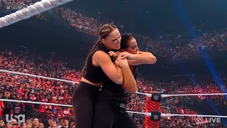 Ronda Rousey attacks Shayna Baszler  WWE RAW 732023 [upl. by Cicero]