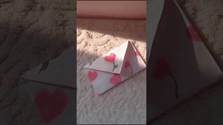 Diy envelope ✉✨️ ❤️ envelopecard craftideas shortsvideo viralvideo [upl. by Aihsyak900]