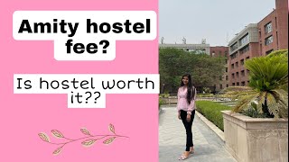 Amity hostel fee all about amity hostel [upl. by Tomchay]