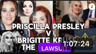 PRISCILLA PRESLEY V BRIGITTE KRUSE  THE LAWSUIT [upl. by Hocker]